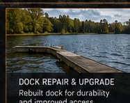 Dock on lake